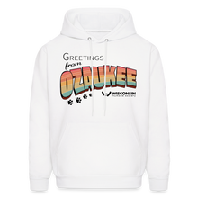 Load image into Gallery viewer, WHS &quot;Greetings from Ozaukee&quot; Classic Hoodie - white