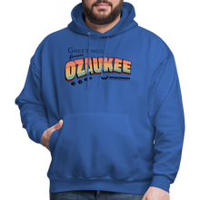 Load image into Gallery viewer, WHS &quot;Greetings from Ozaukee&quot; Classic Hoodie - royal blue