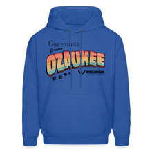 Load image into Gallery viewer, WHS &quot;Greetings from Ozaukee&quot; Classic Hoodie - royal blue