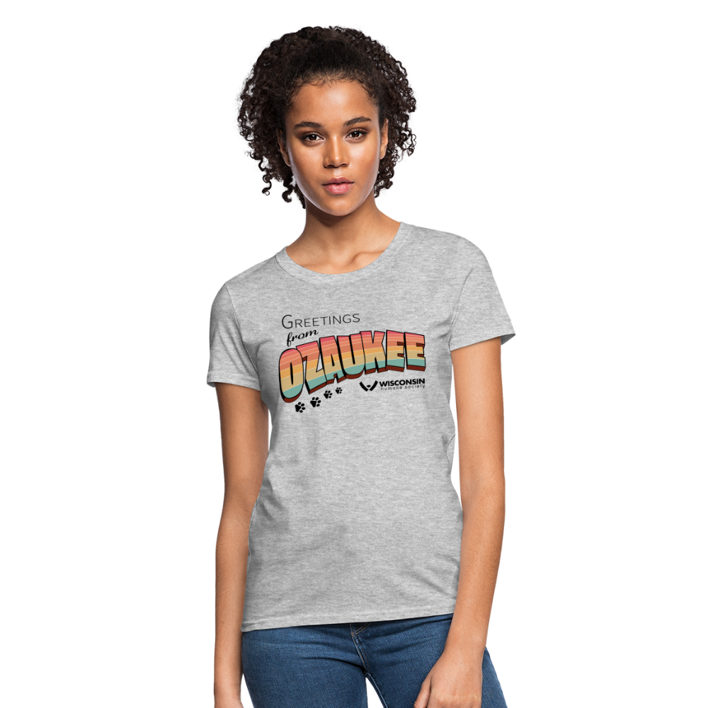 
                  
                    WHS "Greetings from Ozaukee" Contoured T-Shirt - heather gray
                  
                