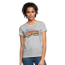 Load image into Gallery viewer, WHS &quot;Greetings from Ozaukee&quot; Contoured T-Shirt - heather gray