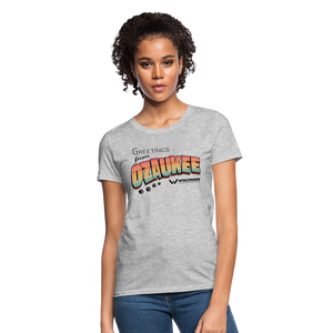 WHS "Greetings from Ozaukee" Contoured T-Shirt - heather gray