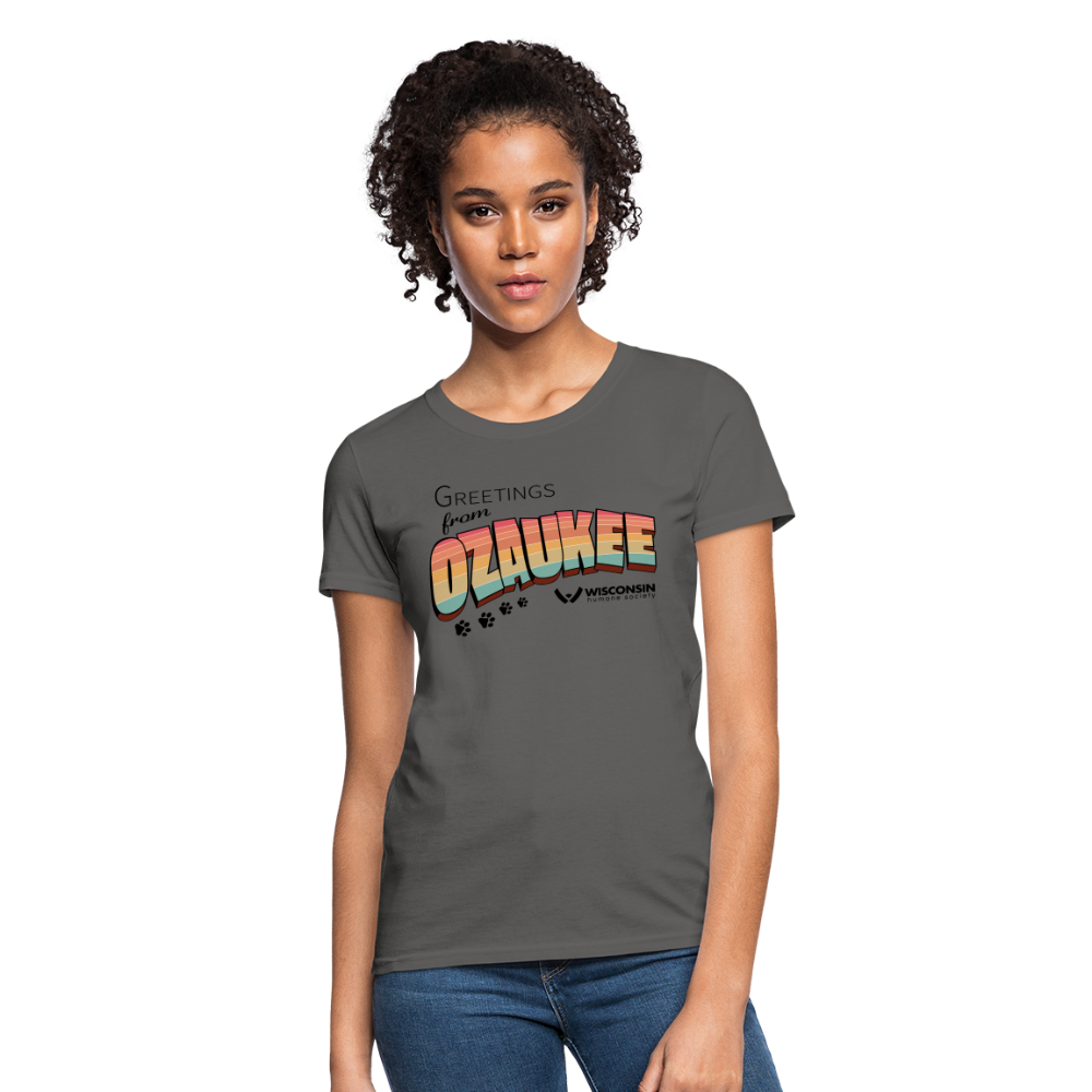 
                  
                    WHS "Greetings from Ozaukee" Contoured T-Shirt - charcoal
                  
                