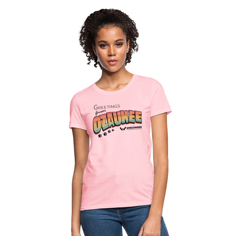 
                  
                    WHS "Greetings from Ozaukee" Contoured T-Shirt - pink
                  
                