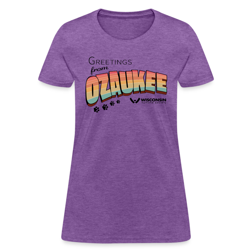 
                  
                    WHS "Greetings from Ozaukee" Contoured T-Shirt - purple heather
                  
                