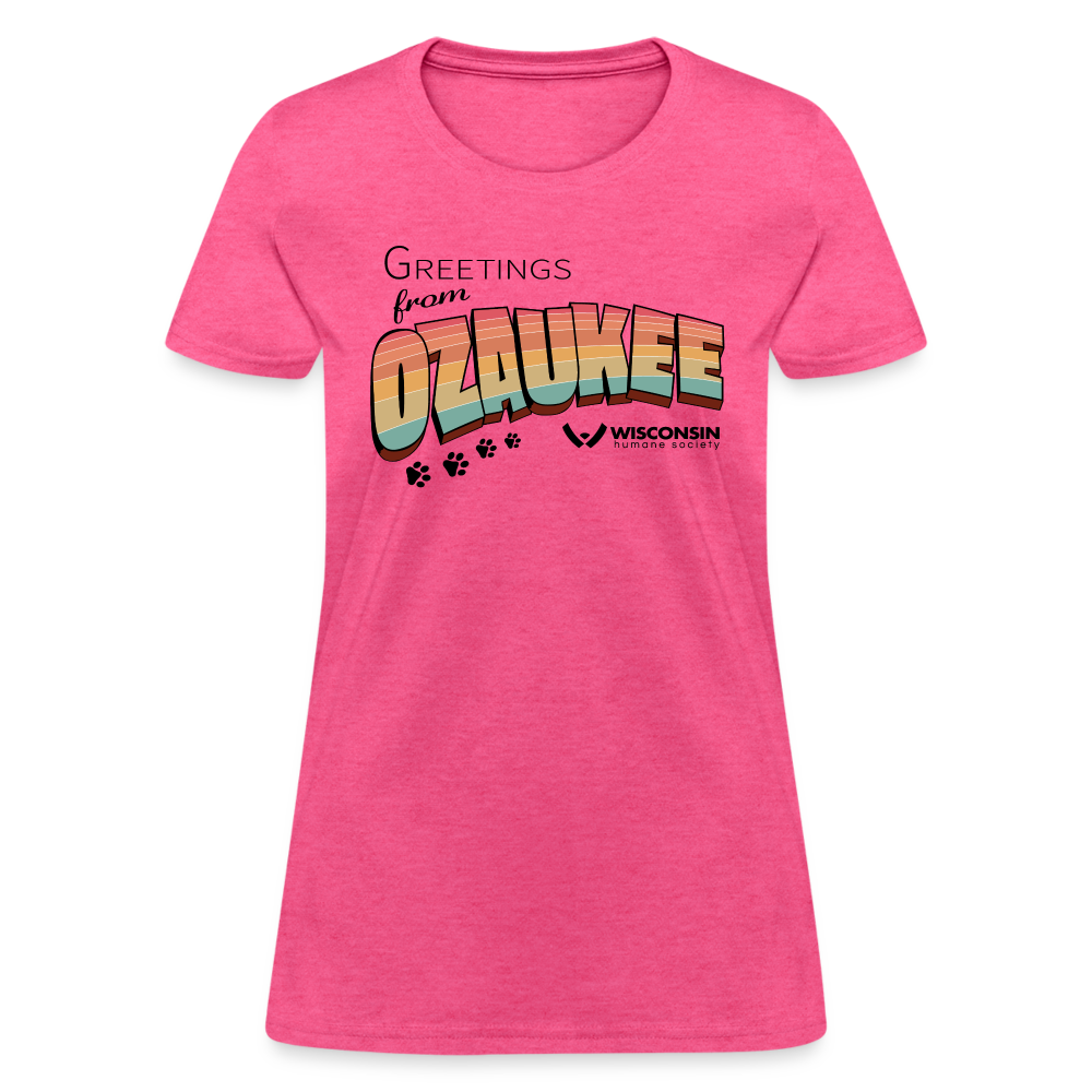 
                  
                    WHS "Greetings from Ozaukee" Contoured T-Shirt - heather pink
                  
                