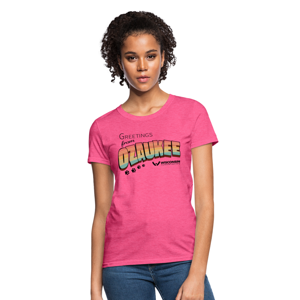 
                  
                    WHS "Greetings from Ozaukee" Contoured T-Shirt - heather pink
                  
                