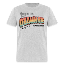 Load image into Gallery viewer, WHS &quot;Greetings from Ozaukee&quot; Classic T-Shirt - heather gray