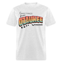 Load image into Gallery viewer, WHS &quot;Greetings from Ozaukee&quot; Classic T-Shirt - light heather gray