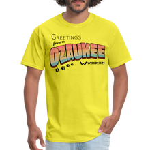 Load image into Gallery viewer, WHS &quot;Greetings from Ozaukee&quot; Classic T-Shirt - yellow