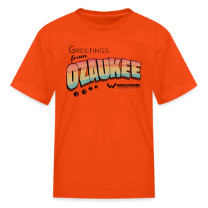 WHS "Greetings from Ozaukee" Kids' T-Shirt - orange