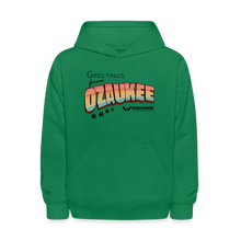 Load image into Gallery viewer, WHS &quot;Greetings from Ozaukee&quot; Kids&#39; Hoodie - kelly green