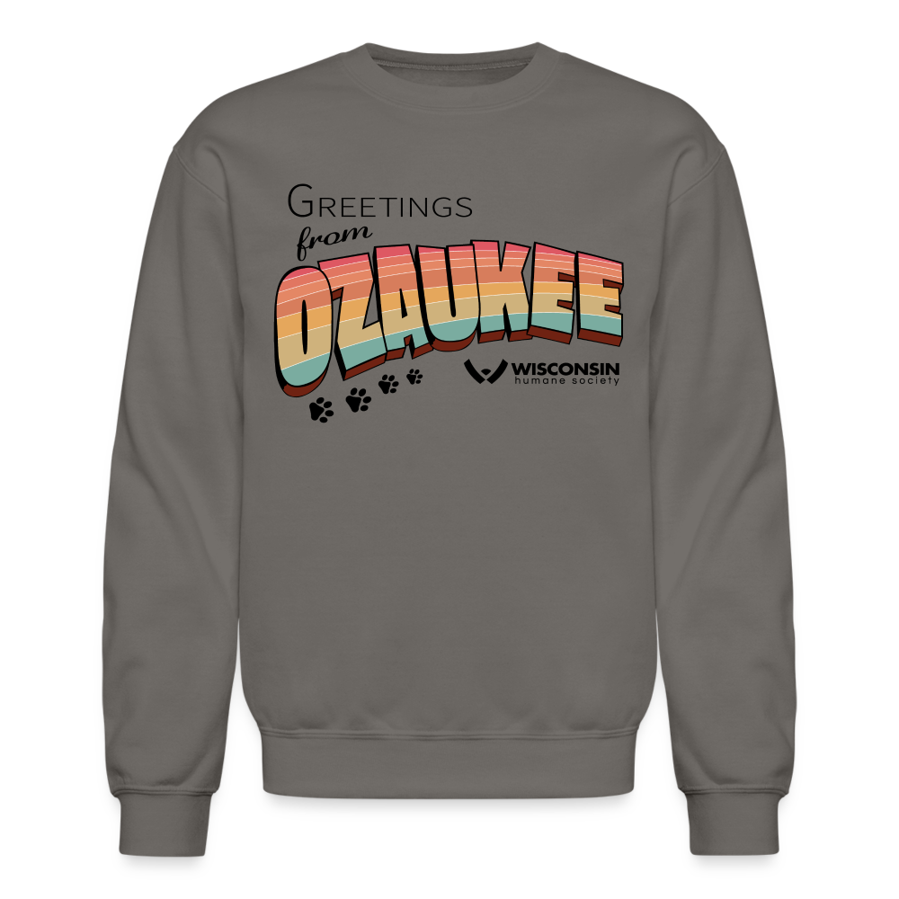 
                  
                    WHS "Greetings from Ozaukee" Classic Crewneck Sweatshirt - asphalt gray
                  
                