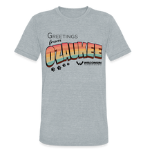 Load image into Gallery viewer, WHS &quot;Greetings from Ozaukee&quot; Tri-Blend T-Shirt - heather grey