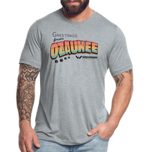Load image into Gallery viewer, WHS &quot;Greetings from Ozaukee&quot; Tri-Blend T-Shirt - heather grey