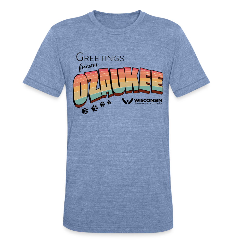 
                  
                    WHS "Greetings from Ozaukee" Tri-Blend T-Shirt - heather blue
                  
                