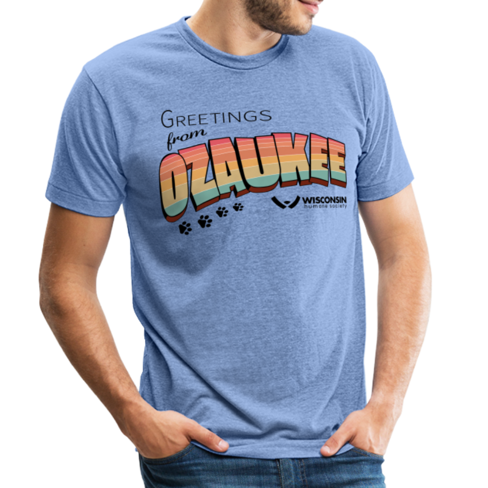 
                  
                    WHS "Greetings from Ozaukee" Tri-Blend T-Shirt - heather blue
                  
                