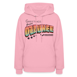 WHS "Greetings from Ozaukee" Contoured Hoodie - classic pink