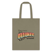 Load image into Gallery viewer, WHS &quot;Greetings from Ozaukee&quot; Tote Bag - khaki