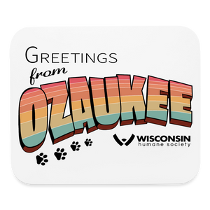 WHS "Greetings from Ozaukee" Mouse Pad - white
