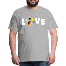 Load image into Gallery viewer, Pride Love Classic Premium T-Shirt - heather gray