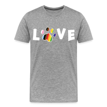 Load image into Gallery viewer, Pride Love Classic Premium T-Shirt - heather gray