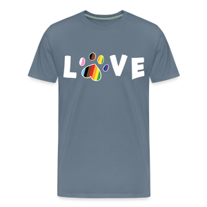 Pride Love Classic Premium T-Shirt - steel blue