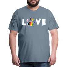 Load image into Gallery viewer, Pride Love Classic Premium T-Shirt - steel blue
