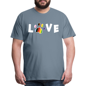 Pride Love Classic Premium T-Shirt - steel blue