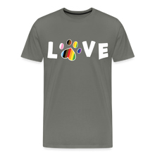 Load image into Gallery viewer, Pride Love Classic Premium T-Shirt - asphalt gray