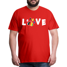 Load image into Gallery viewer, Pride Love Classic Premium T-Shirt - red