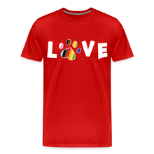 Load image into Gallery viewer, Pride Love Classic Premium T-Shirt - red