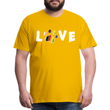 Load image into Gallery viewer, Pride Love Classic Premium T-Shirt - sun yellow
