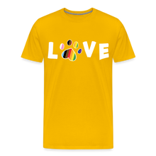 Load image into Gallery viewer, Pride Love Classic Premium T-Shirt - sun yellow