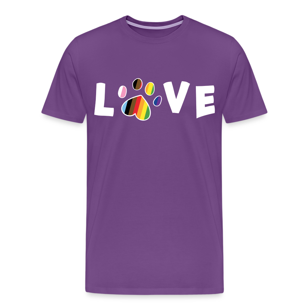 
                  
                    Pride Love Classic Premium T-Shirt - purple
                  
                