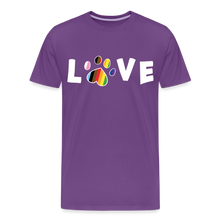 Load image into Gallery viewer, Pride Love Classic Premium T-Shirt - purple
