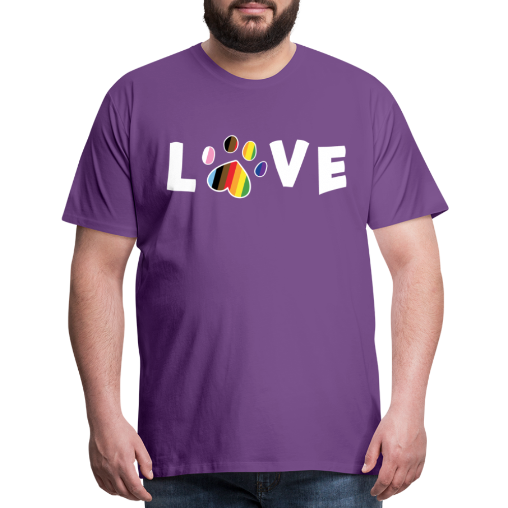 
                  
                    Pride Love Classic Premium T-Shirt - purple
                  
                