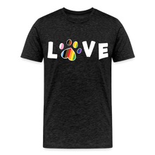 Load image into Gallery viewer, Pride Love Classic Premium T-Shirt - charcoal grey