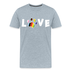 Pride Love Classic Premium T-Shirt - heather ice blue