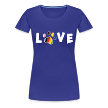 Load image into Gallery viewer, Pride Love Contoured Premium T-Shirt - royal blue