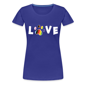 Pride Love Contoured Premium T-Shirt - royal blue