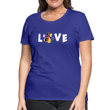 Load image into Gallery viewer, Pride Love Contoured Premium T-Shirt - royal blue
