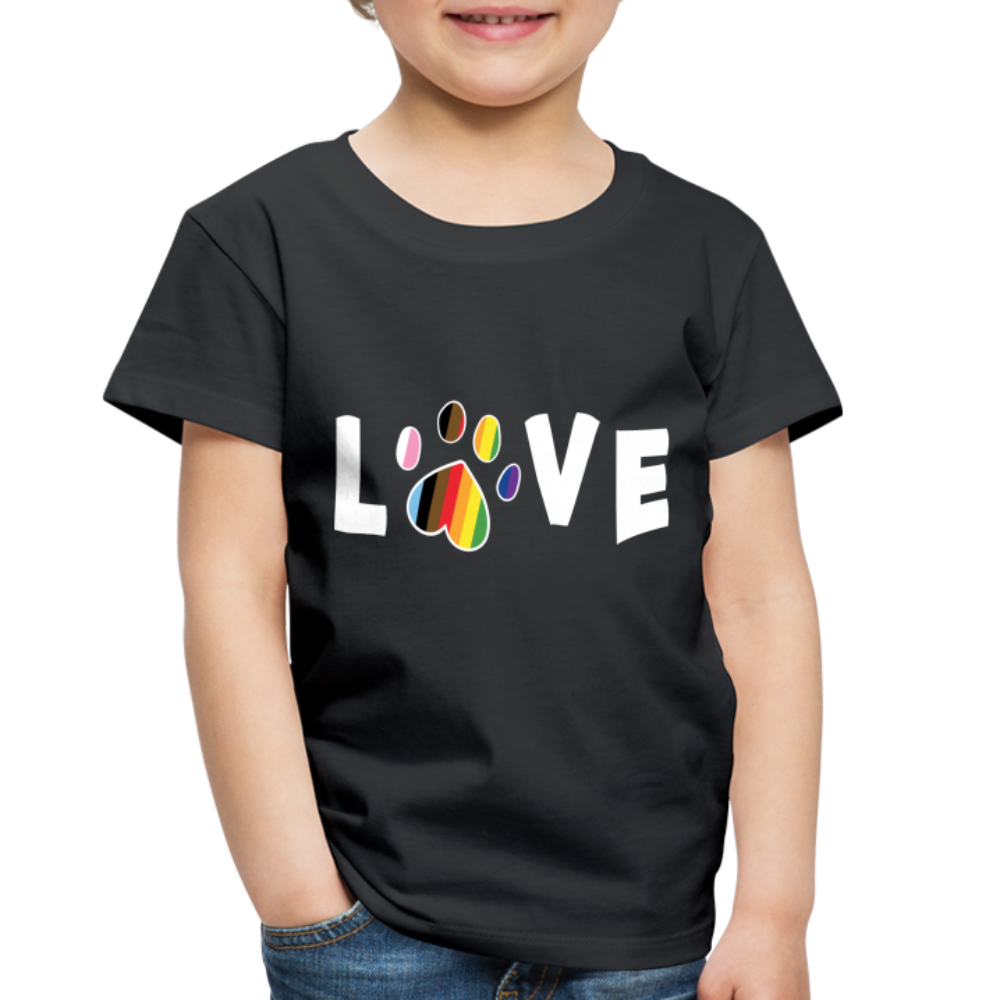 
                  
                    Pride Love Toddler Premium T-Shirt - black
                  
                