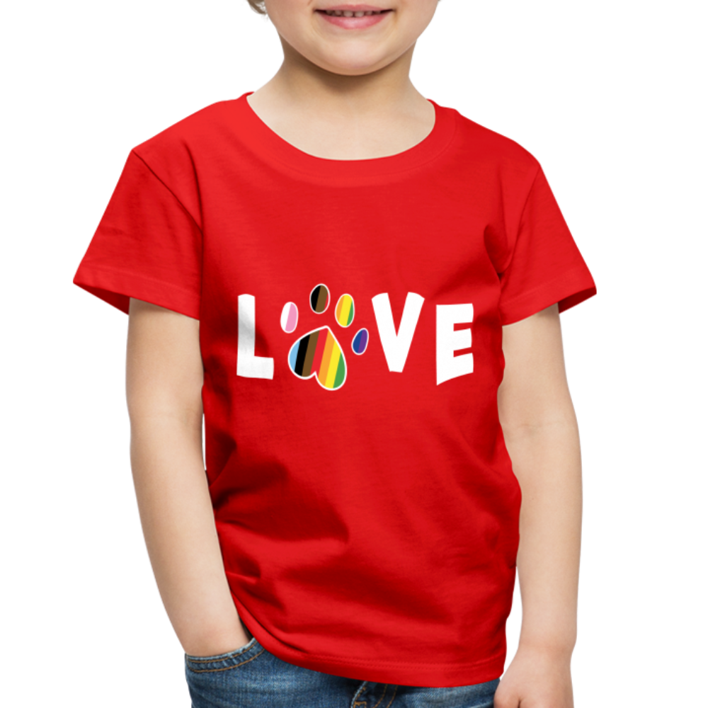 
                  
                    Pride Love Toddler Premium T-Shirt - red
                  
                