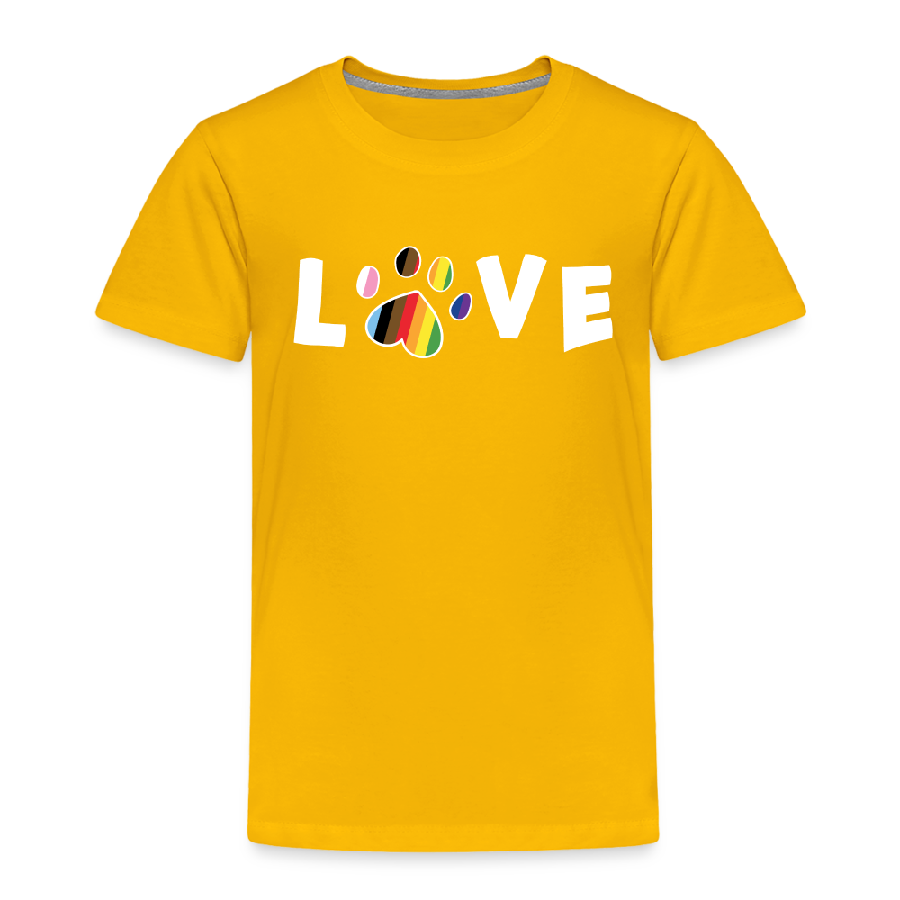 
                  
                    Pride Love Toddler Premium T-Shirt - sun yellow
                  
                