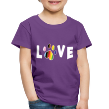 Load image into Gallery viewer, Pride Love Toddler Premium T-Shirt - purple