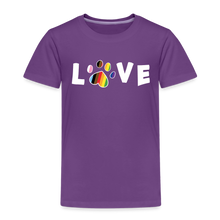 Load image into Gallery viewer, Pride Love Toddler Premium T-Shirt - purple