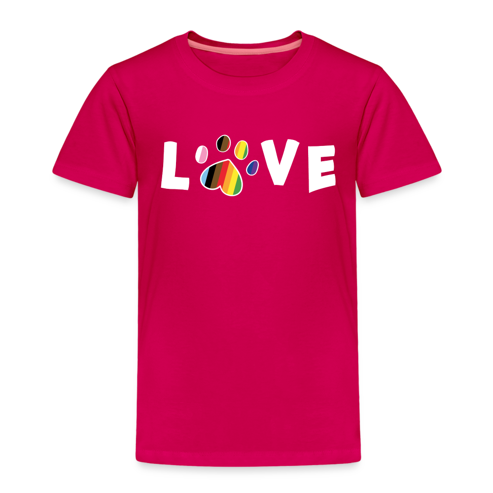 
                  
                    Pride Love Toddler Premium T-Shirt - dark pink
                  
                