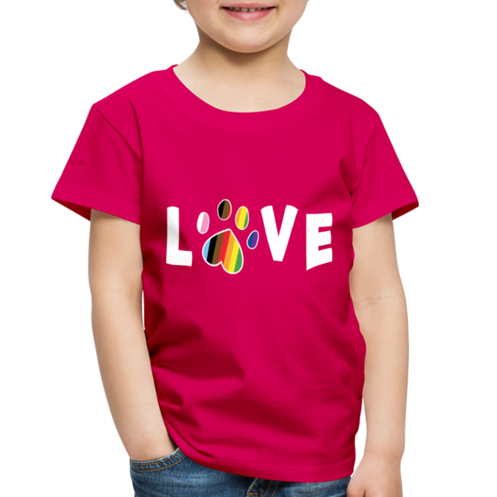 
                  
                    Pride Love Toddler Premium T-Shirt - dark pink
                  
                