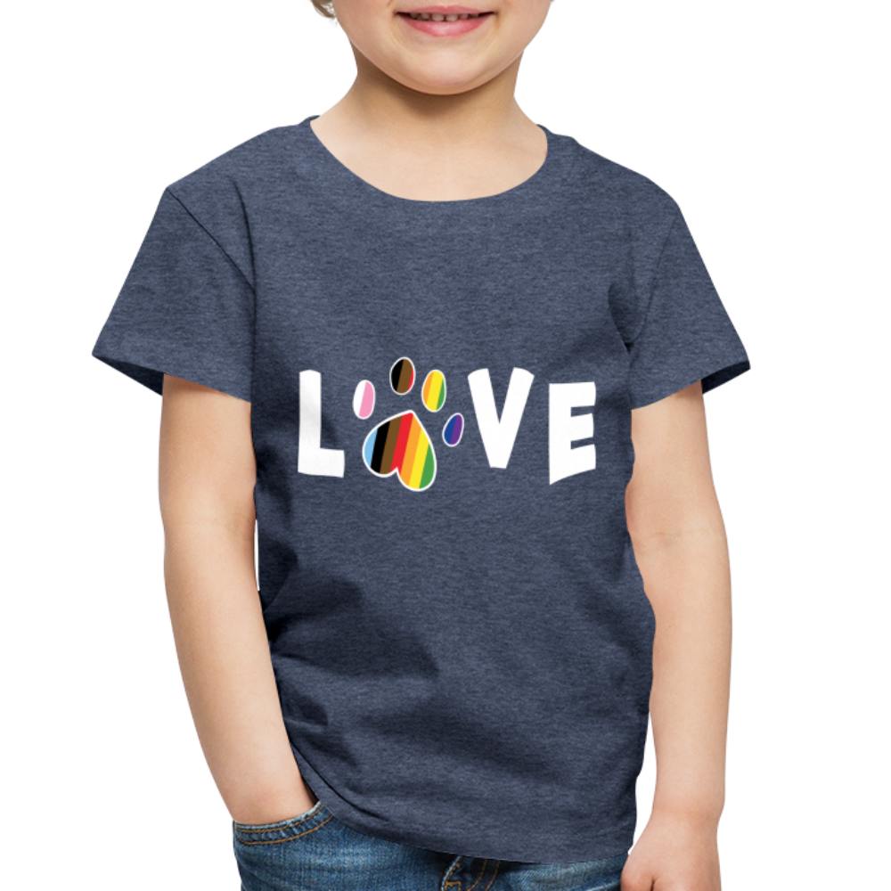 
                  
                    Pride Love Toddler Premium T-Shirt - heather blue
                  
                